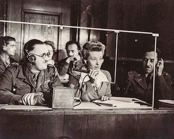 Intérpretes en los juicios de Nuremberg